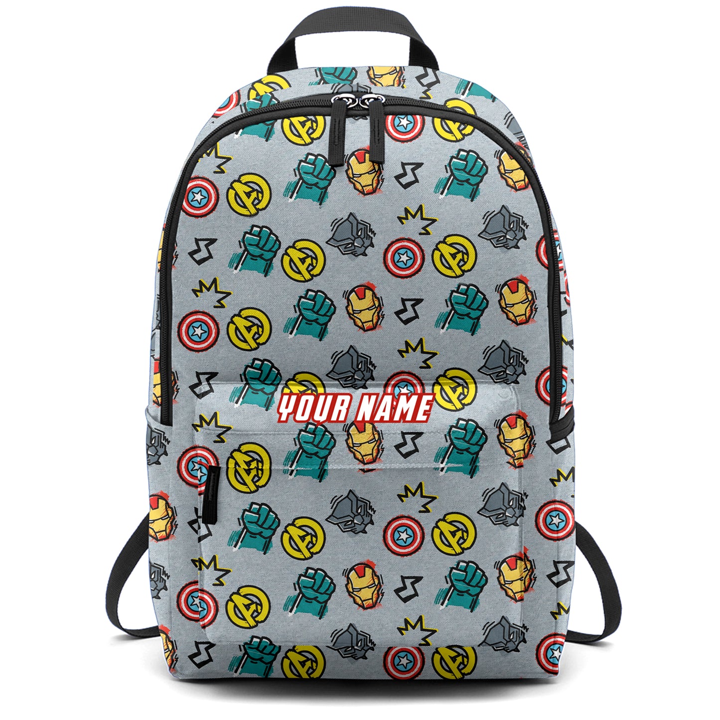 Hero Squad - Personalized Superhero Symbols Backpack