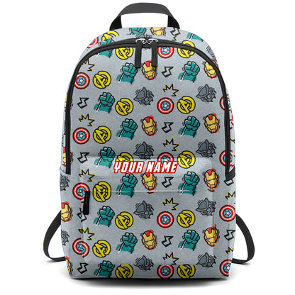 Hero Squad - Personalized Superhero Symbols Backpack