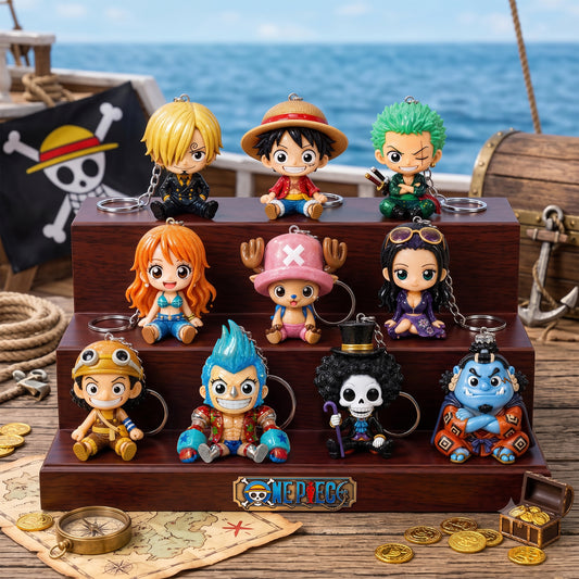 Chibi Pirate - Personalized Cute Anime Keychain Collection