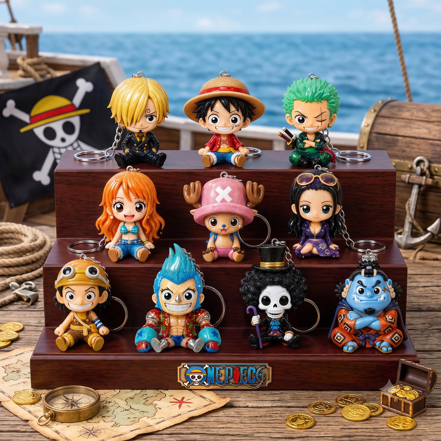Chibi Pirate - Personalized Cute Anime Keychain Collection