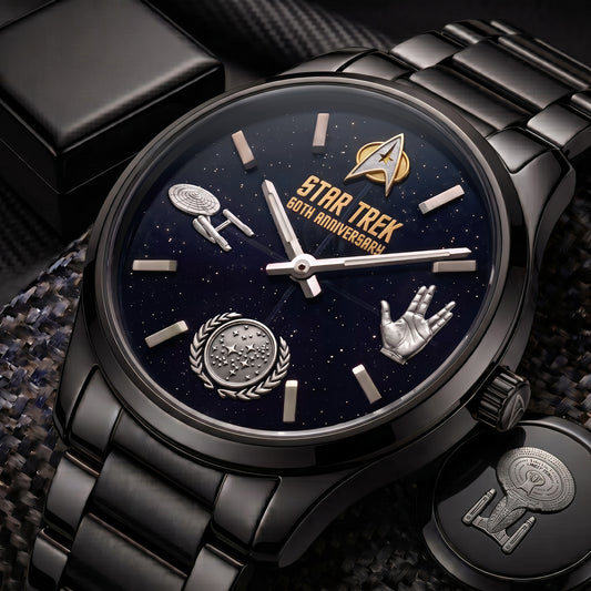 Final Frontier - Personalized Galactic Explorer Luxury Alloy Quartz Watch
