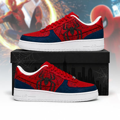 Spider Hero Red & Blue Low-Top Sneakers