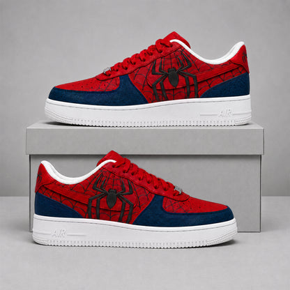Spider Hero Red & Blue Low-Top Sneakers