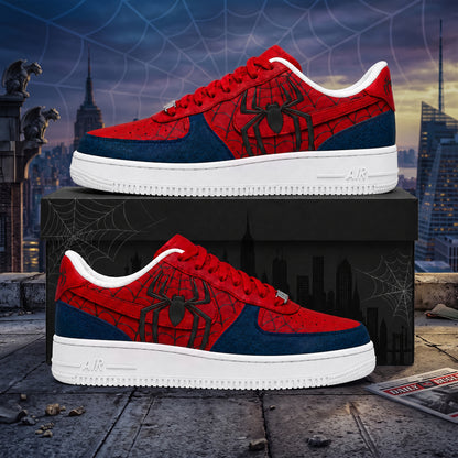 Spider Hero Red & Blue Low-Top Sneakers