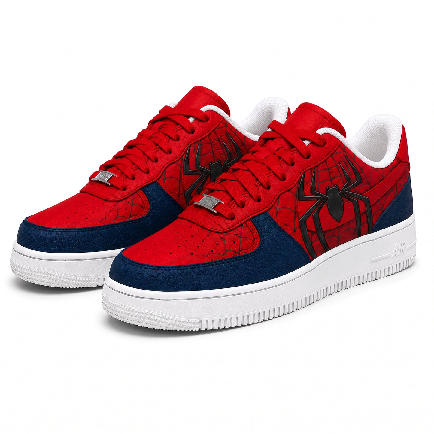 Spider Hero Red & Blue Low-Top Sneakers