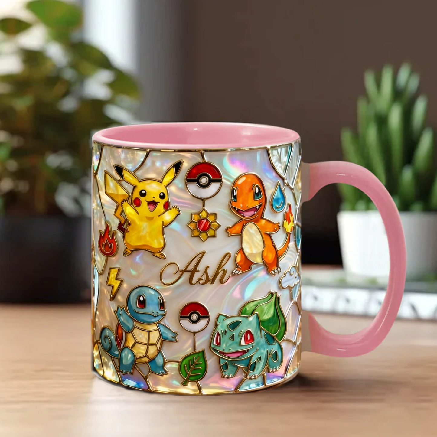Cute Monster Friends - Personalized Monster Trainer Accent Mug