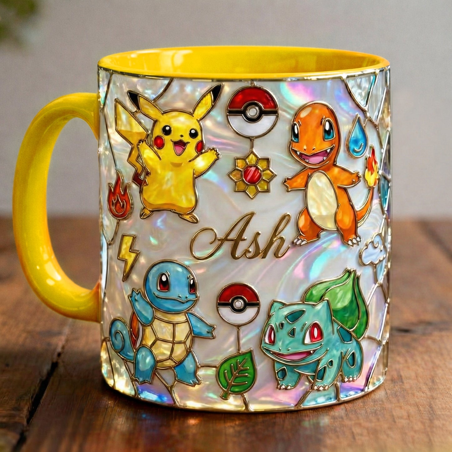 Cute Monster Friends - Personalized Monster Trainer Accent Mug
