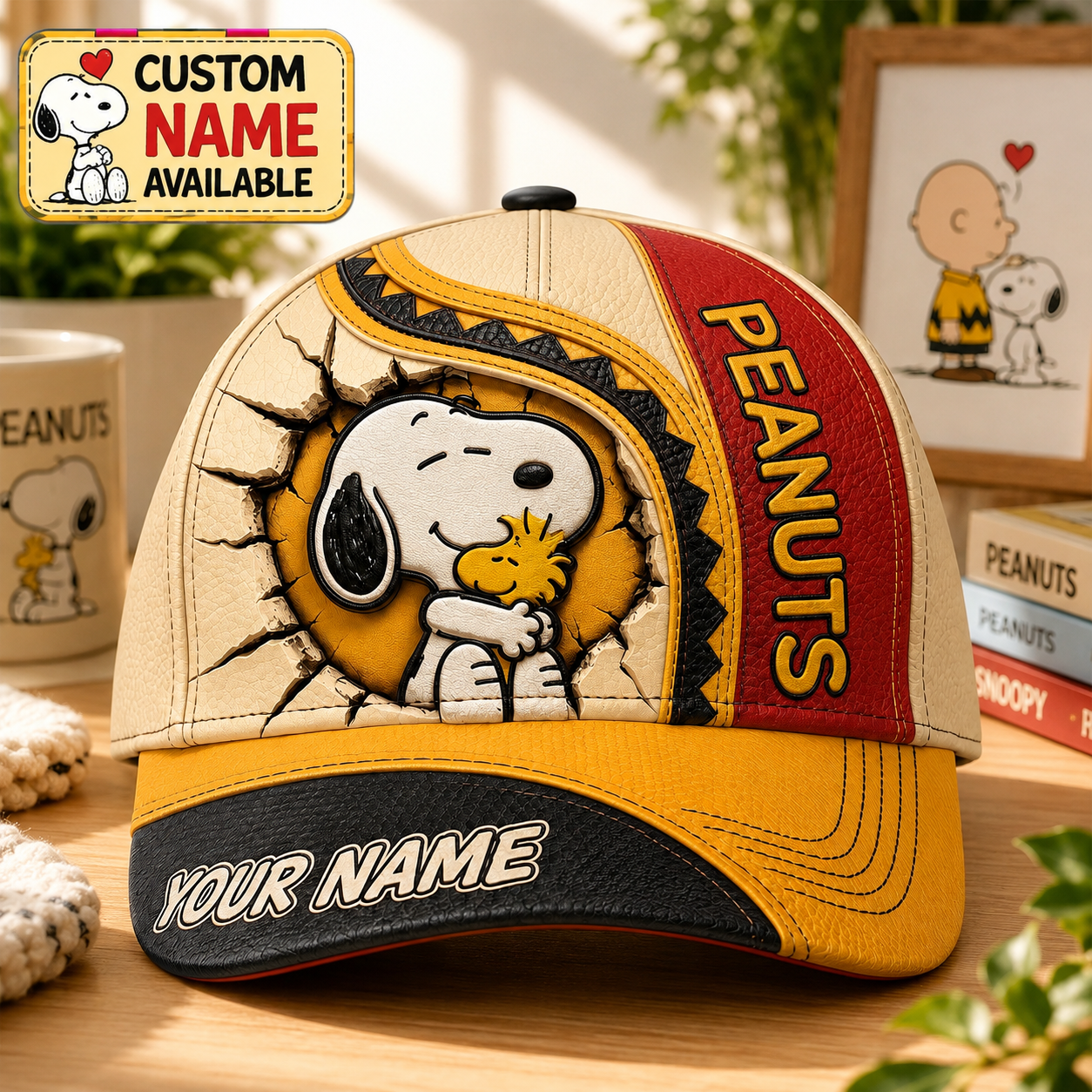 Best Friends Forever Puppy & Bird Cap – Custom Name Edition