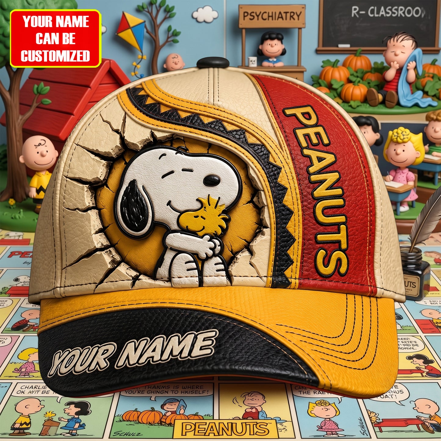 Best Friends Forever Puppy & Bird Cap – Custom Name Edition