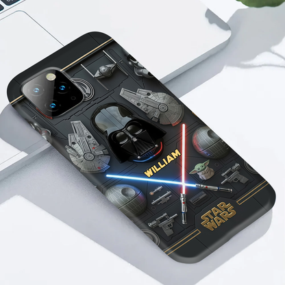 The Galaxy - Personalized The Force Full Print Phone Case