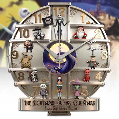 Personalized Nightmare 3D Visual Effect Acrylic Wall Clock