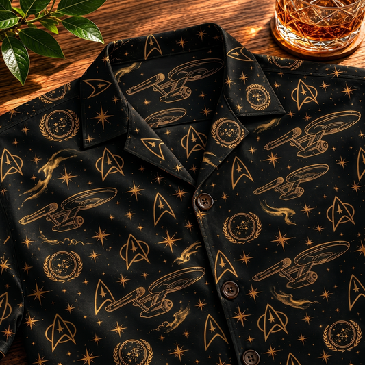 Star Fleet Hawaii Shirt Beach Short