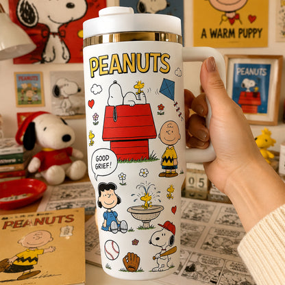 Classic Comic Puppy & Friends Tumbler with Handle
