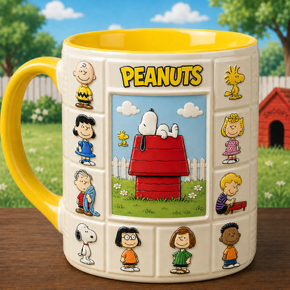 Classic Comic Puppy & Friends Accent Mug – Family Gifts