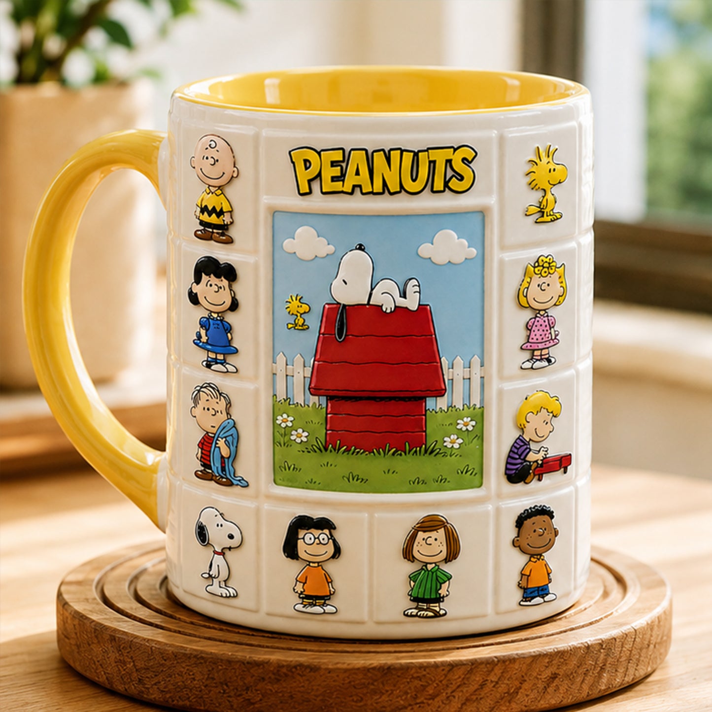 Classic Comic Puppy & Friends Accent Mug – Family Gifts
