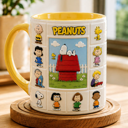 Classic Comic Puppy & Friends Accent Mug – Family Gifts
