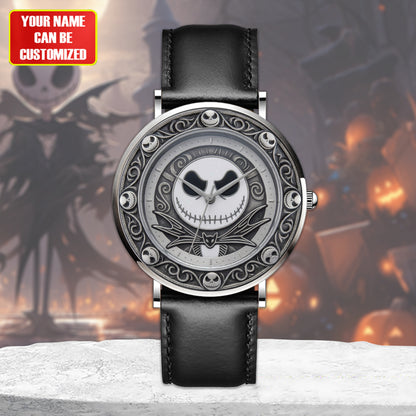 Spooky Lovers - Personalized Nightmare Hand Watch, Gift For Movie Fans