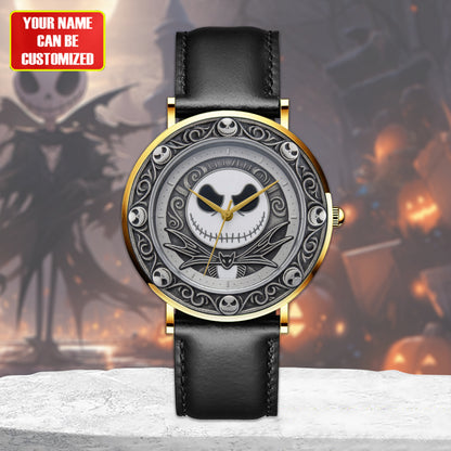 Spooky Lovers - Personalized Nightmare Hand Watch, Gift For Movie Fans