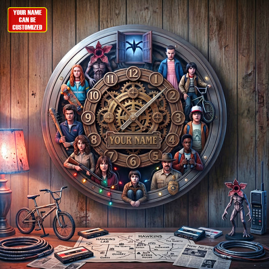 Personalized Strange Movie 3D Visual Effect Acrylic Wall Clock