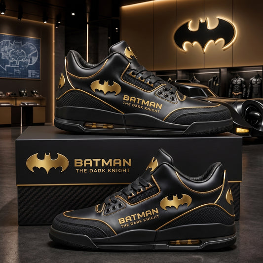 Shadow Knight - Personalized Gothic Bat AJ3 Custom Sneaker
