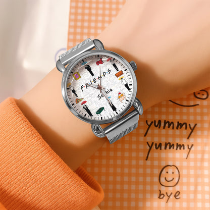 Iconic Film Series Central Perk - Personalized Christmas Film Women Hand Watch