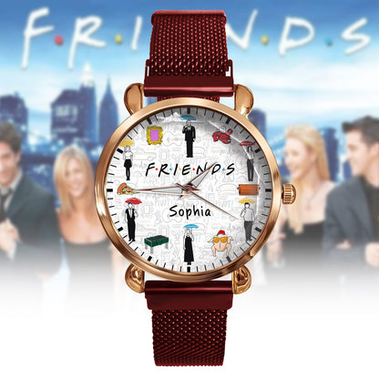 Iconic Film Series Central Perk - Personalized Christmas Film Women Hand Watch