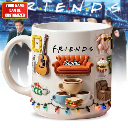 Iconic Film Series Central Perk - Personalized Christmas Film Accent Mug