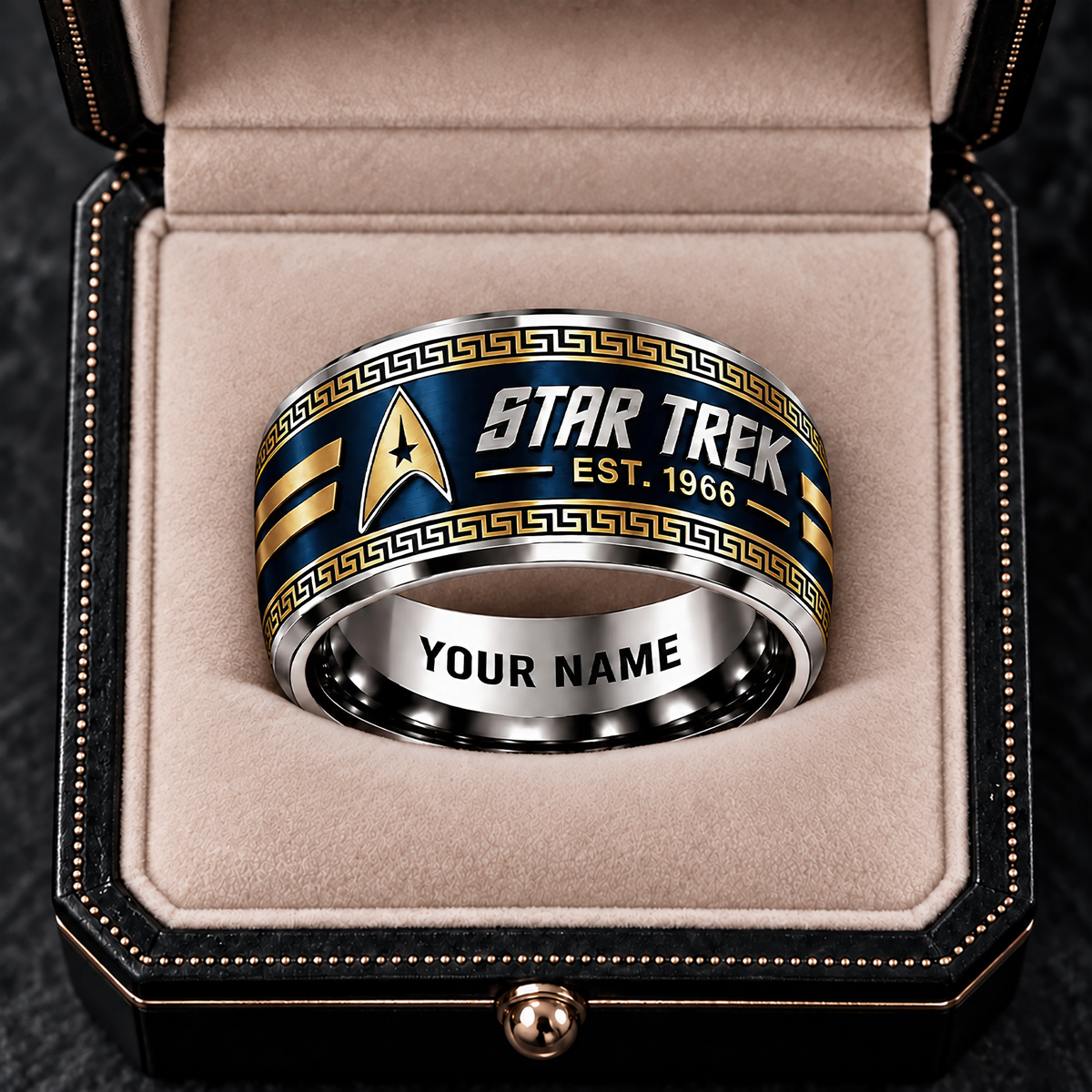 Galactic Explorer - Personalized Sci-Fi Alloy Ring