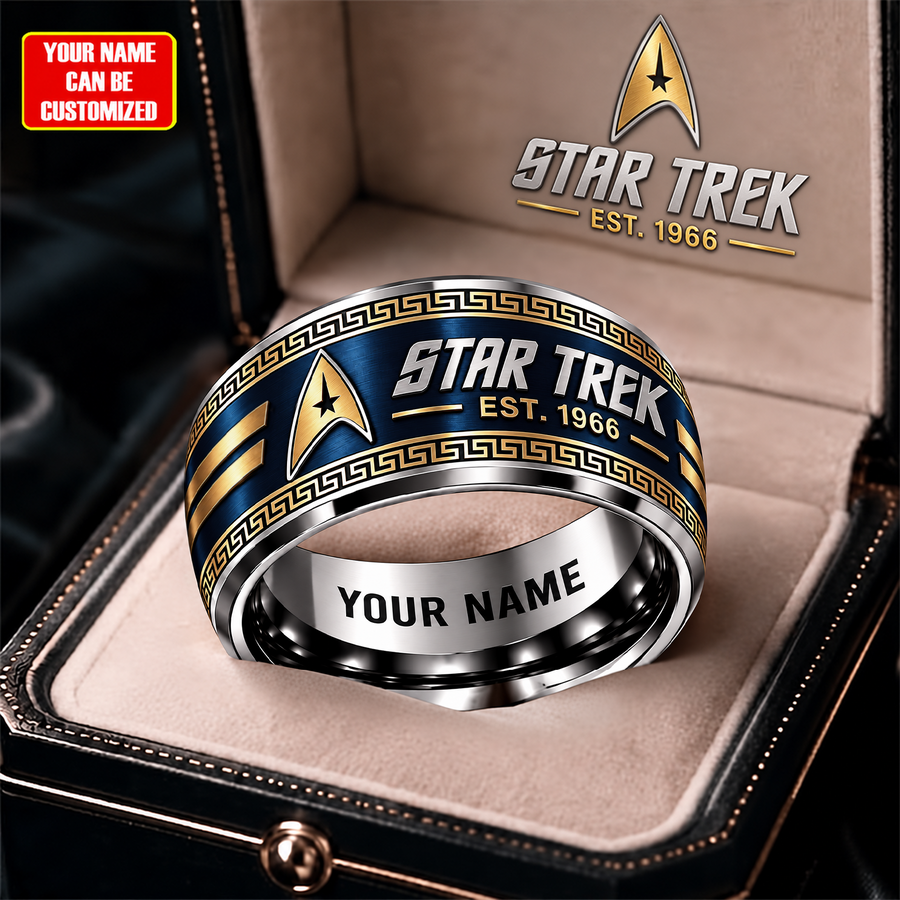 Galactic Explorer - Personalized Sci-Fi Alloy Ring
