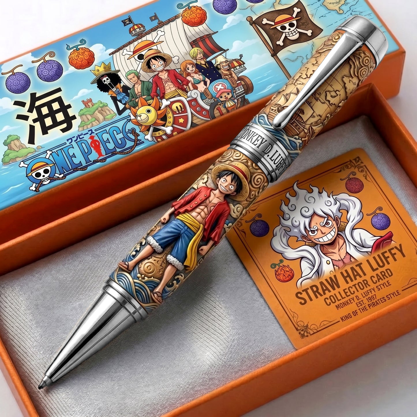 Pirate King Journey - Personalized Straw Hat Pen