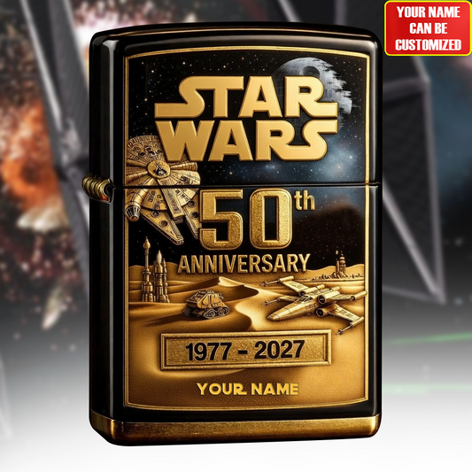 Space Saga 50th Anniversary - Personalized The Force Lighter Case