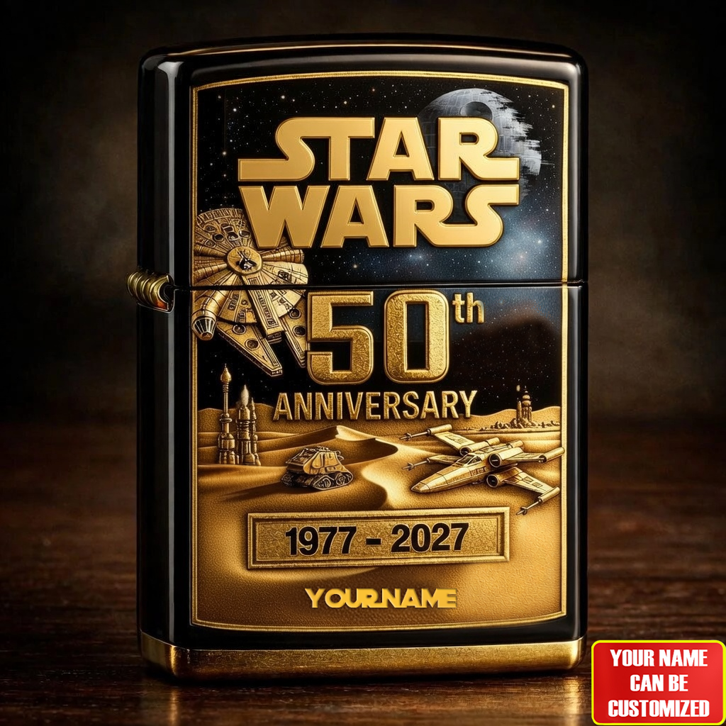 Space Saga 50th Anniversary - Personalized The Force Lighter Case