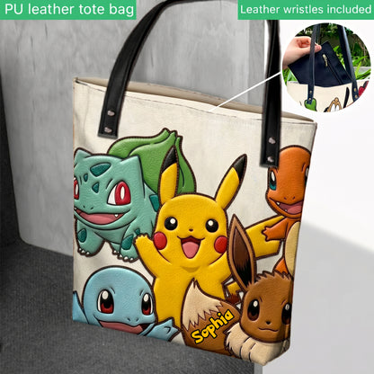 Cute Friends - Personalized Monster Trainer Tote Bag