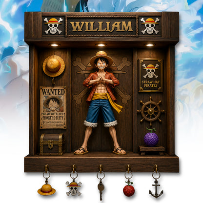 Pirate Captain - Personalized Anime Key Hanger