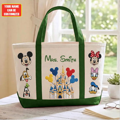 Magical Castle - Personalized Mouse Tote Bag