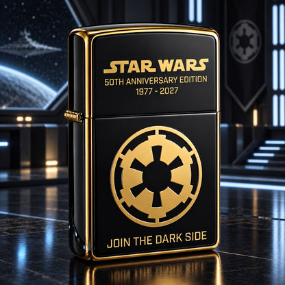 Dark Side 50th - Personalized The Force Lighter Case