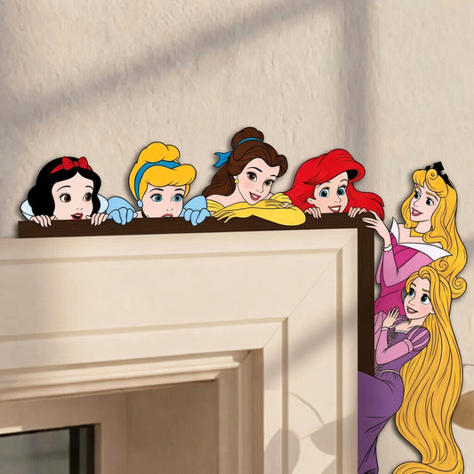 Royal Princess Door Corner Decor – Enchanted Fairy Tale Home Decoration