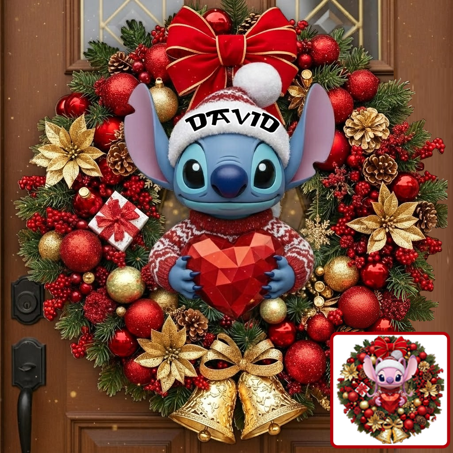 Merry Christmas - Personalized Ohana Custom Shaped Wood Sign