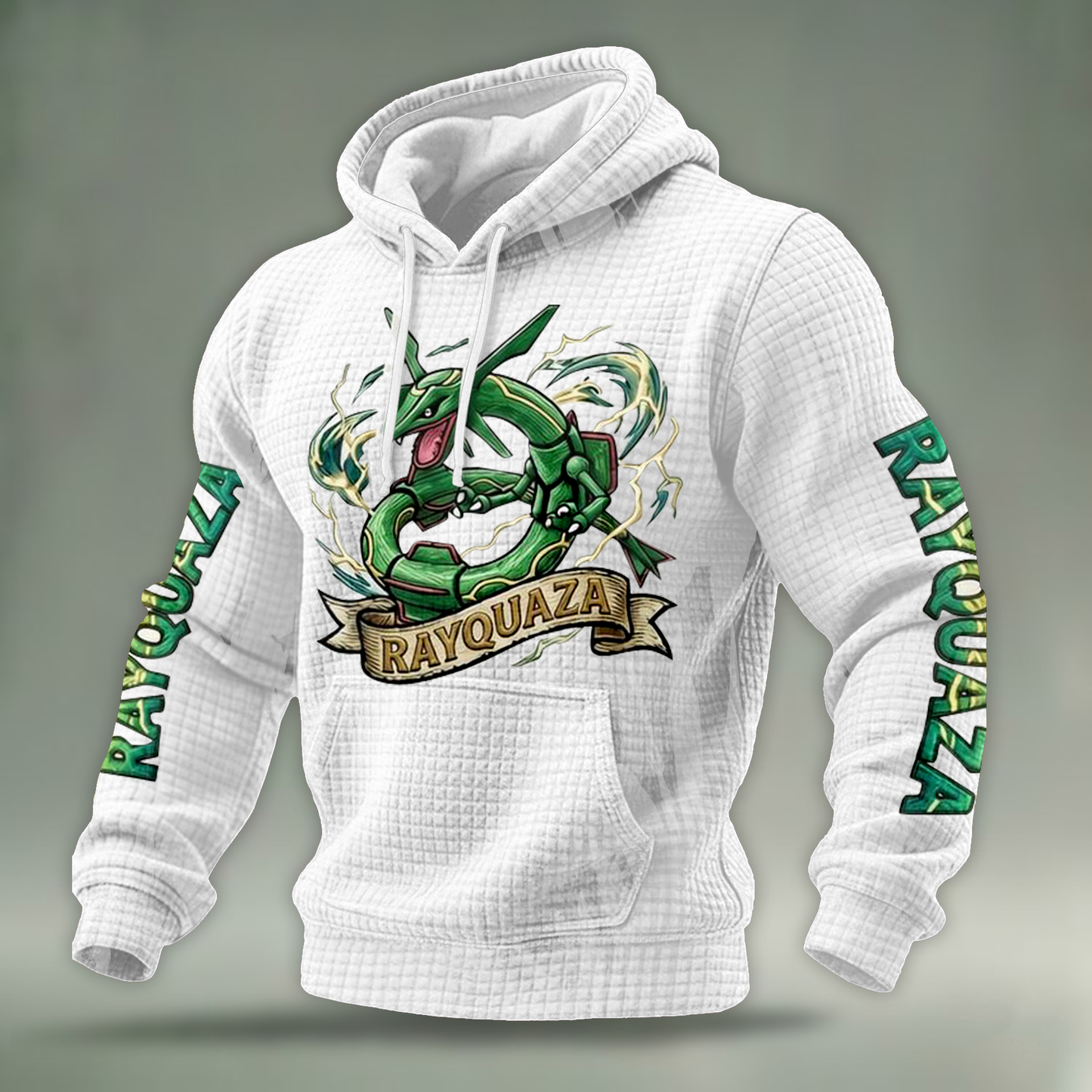 Fantasy Creature Fabric Hooded Sweatshirt