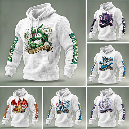 Fantasy Creature Fabric Hooded Sweatshirt