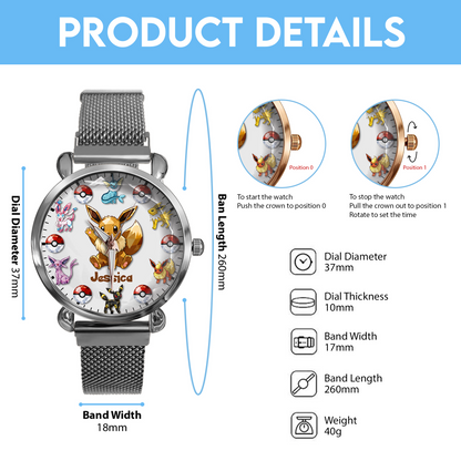 Fantasy Creature - Personalized Monster Trainer Women Hand Watch