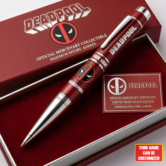 Pool Hero - Personalized Masked Mercenary Collector Ballpoint Pen