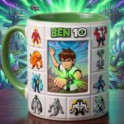Alien Transformation Hero Mug – Sci-Fi Adventure Fan Gift