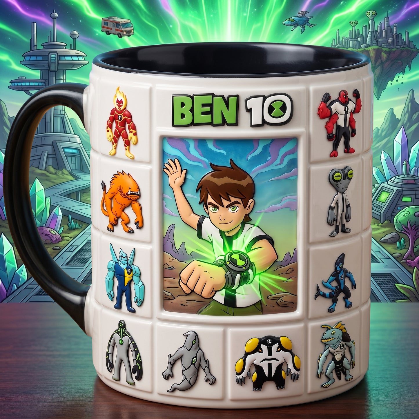 Alien Transformation Hero Mug – Sci-Fi Adventure Fan Gift