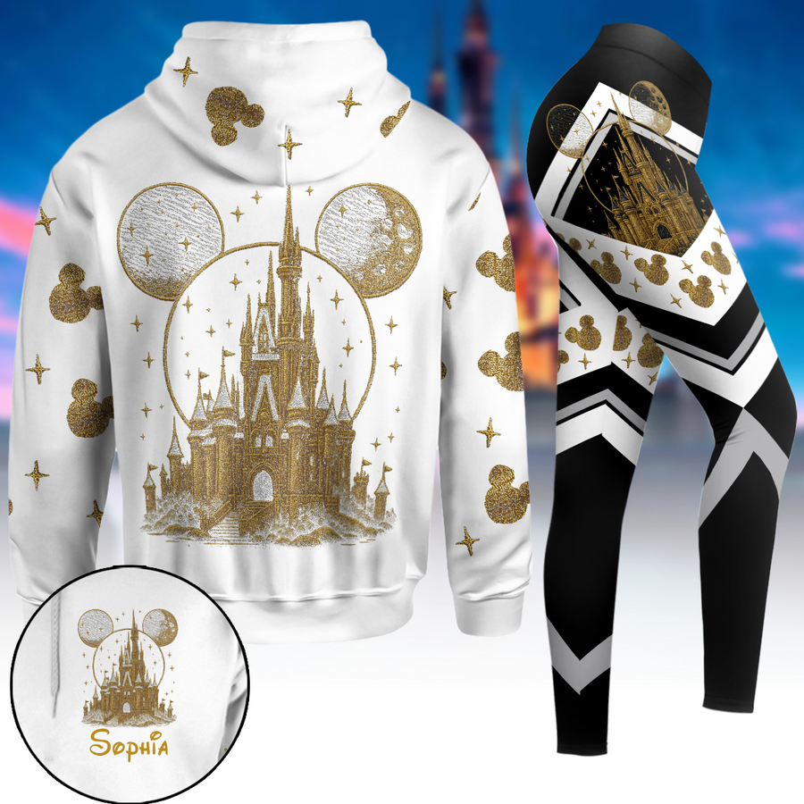 Magical Castle 2 - Personalized Mouse Hoodie and Leggings