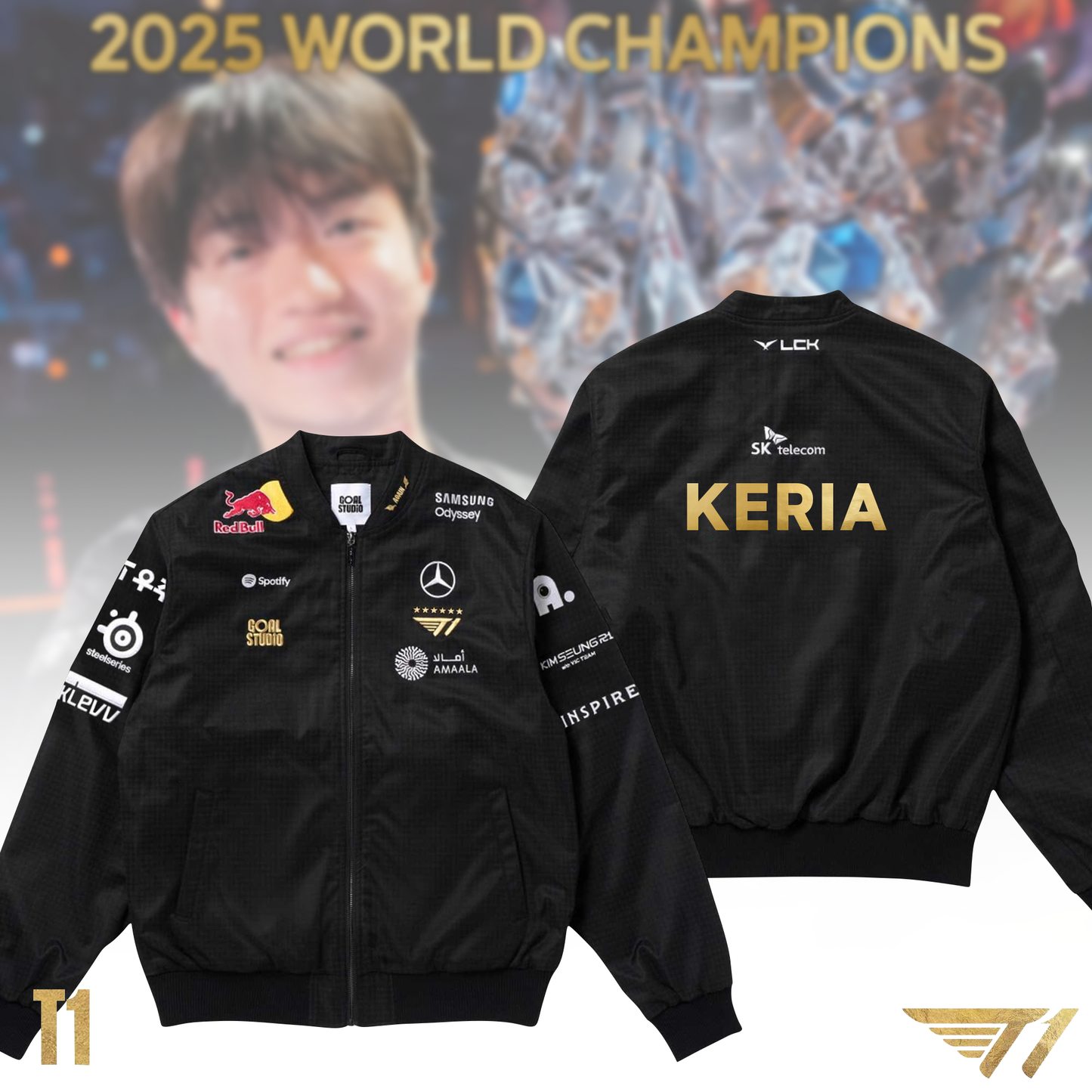 Limited Edition T1 6 Times World Champions Bomber Jacket