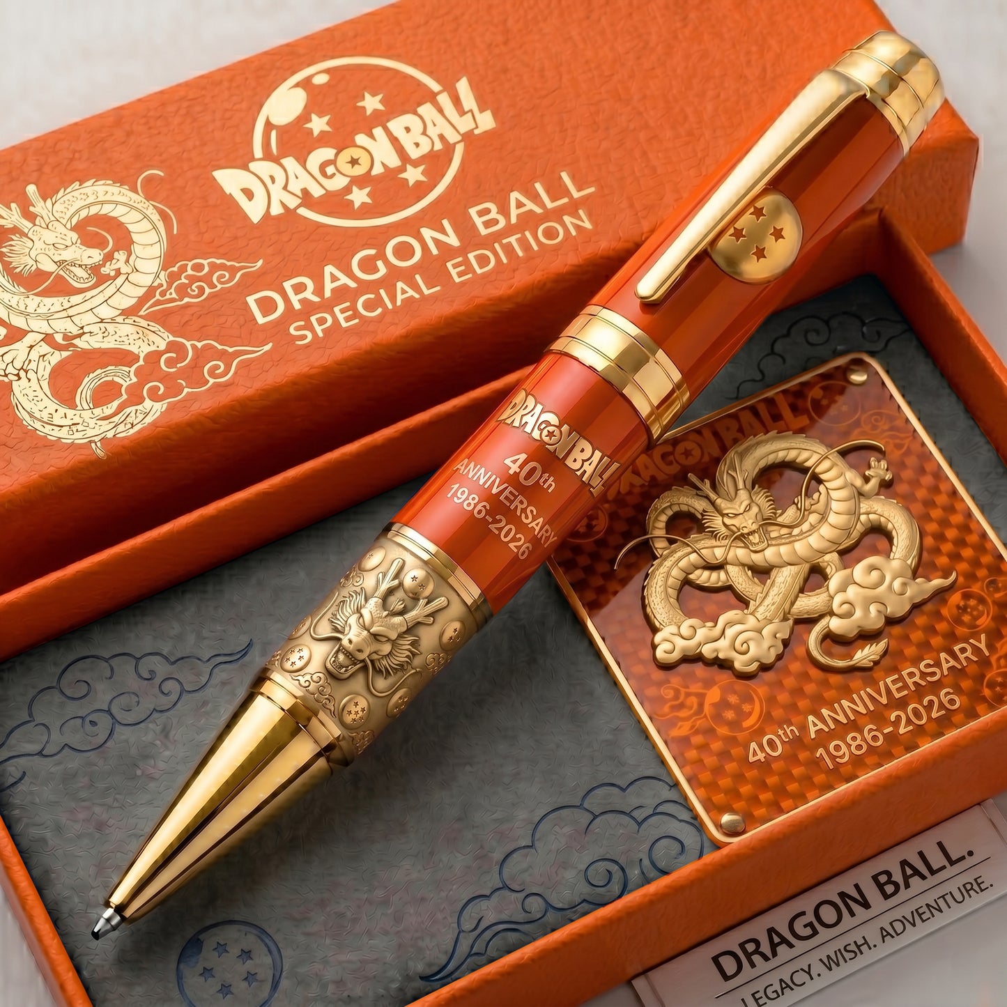 Golden Dragon - Personalized Seven Balls Collector Ballpoint Pen