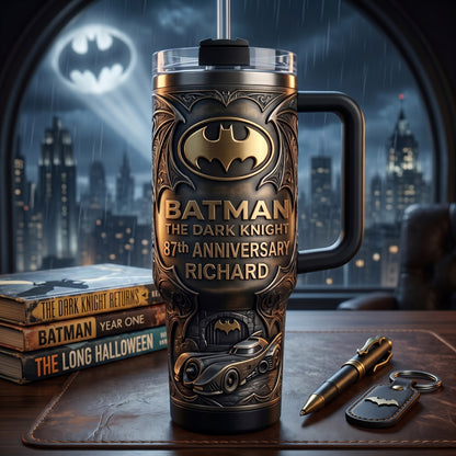 Dark Knight 87th Anniversary – Personalized Hero Tumbler