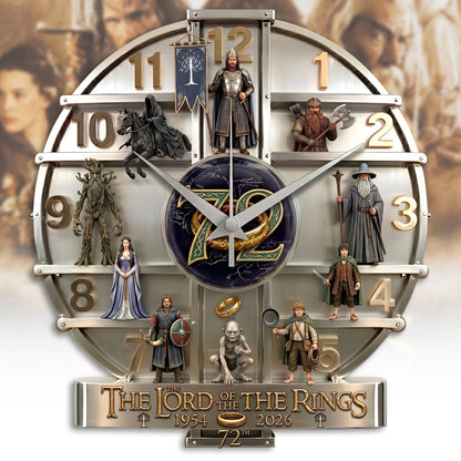 The One to Rule Them All - Personalized The Dark Lord 3D Visual Effect Acrylic Wall Clock