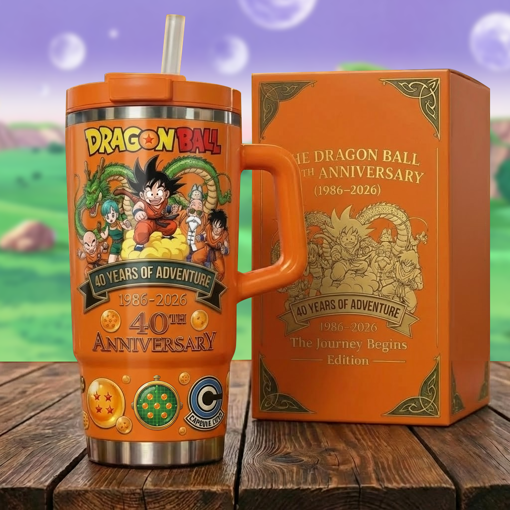 Fantasy Adventure 40th Anniversary - Personalized Seven Balls Insulated Tumbler